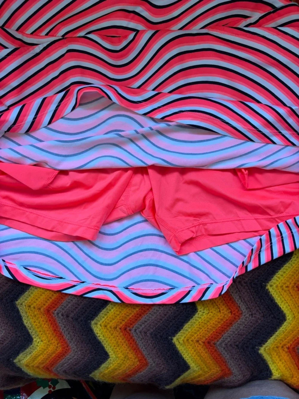 Tail White Label Skort Activewear Pink/Orange/black/white NWT, S, 50 UPF